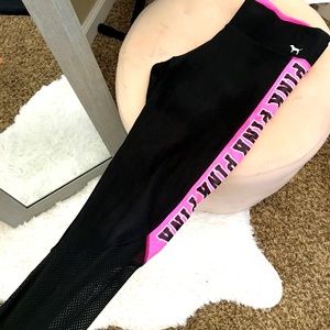 Vs Pink Cotton yoga leggings